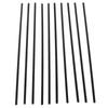 10pcs Wooden Diffuser Sticker 9.8in Aroma Diffuser Replacement Stick for Yoga Meditation Black