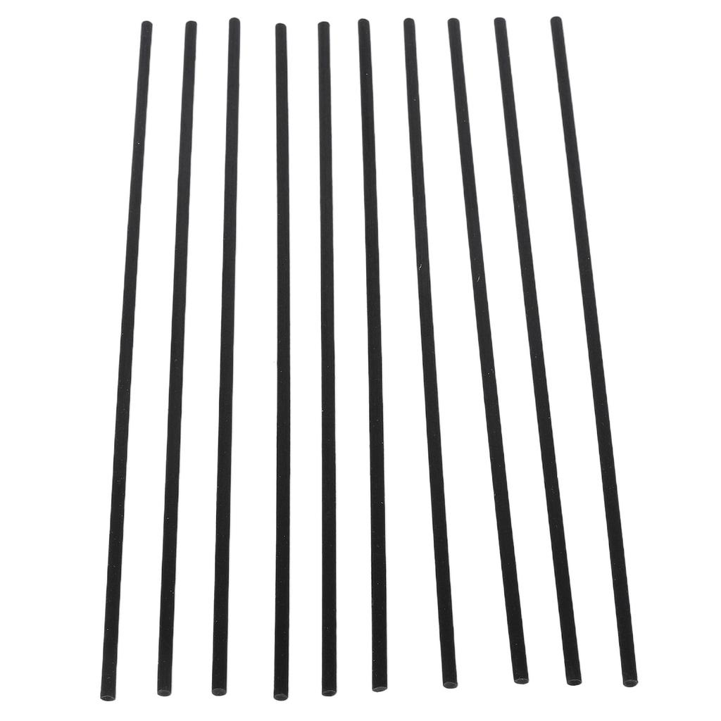 10pcs Wooden Diffuser Sticker 9.8in Aroma Diffuser Replacement Stick for Yoga Meditation Black