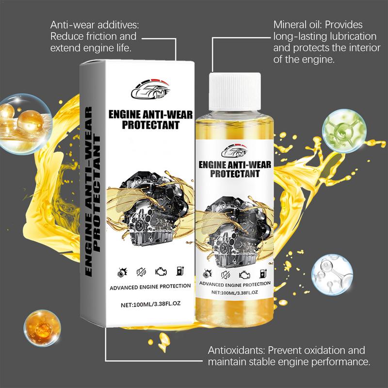 100ml Auto Engine Repair Essence Car Engine Anti-Wear Agent Energy Saving Engine Protectant Oil Car Maintenance Supplies