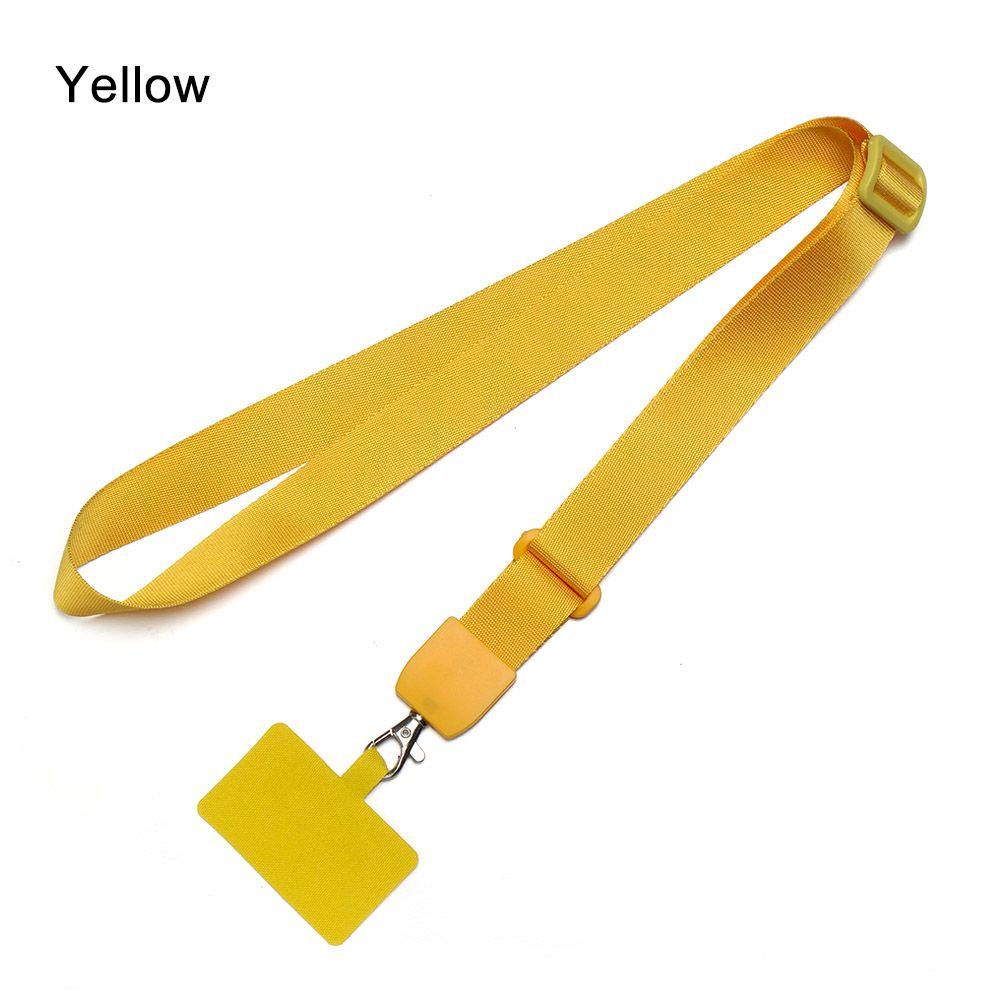 Universal Patch Phone Lanyards Adjustable Mobile Phone Strap Lanyard Nylon Soft Rope Cell Phone Hanging Cord Holder
