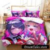 3D Print Needy Streamer Overload Anime Bedding Set Boys Girls Twin Queen King Size Duvet Cover Pillowcase Bed Boys Adult741