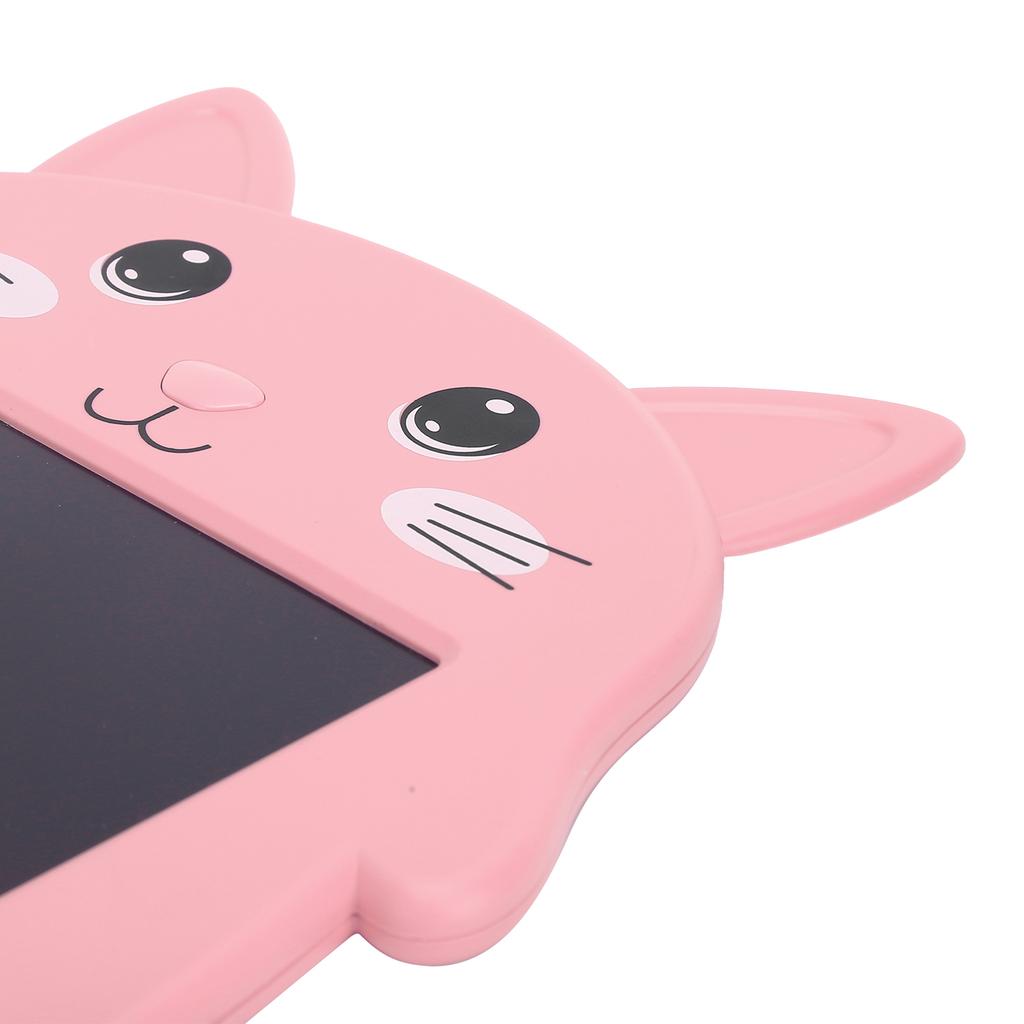 9in LCD Writing Tablet Cartoon Cat Digital Drawing Board with AntiErasing Lock for Children(Blue )