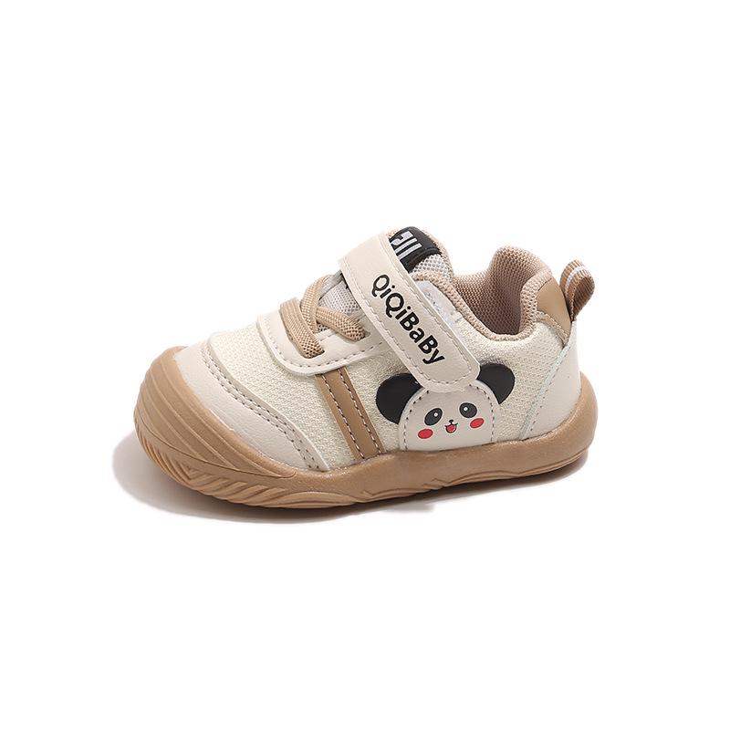 2025 Breathable Mesh Baby Walker Shoes, Soft Sole Cartoon Design for Boys & Girls