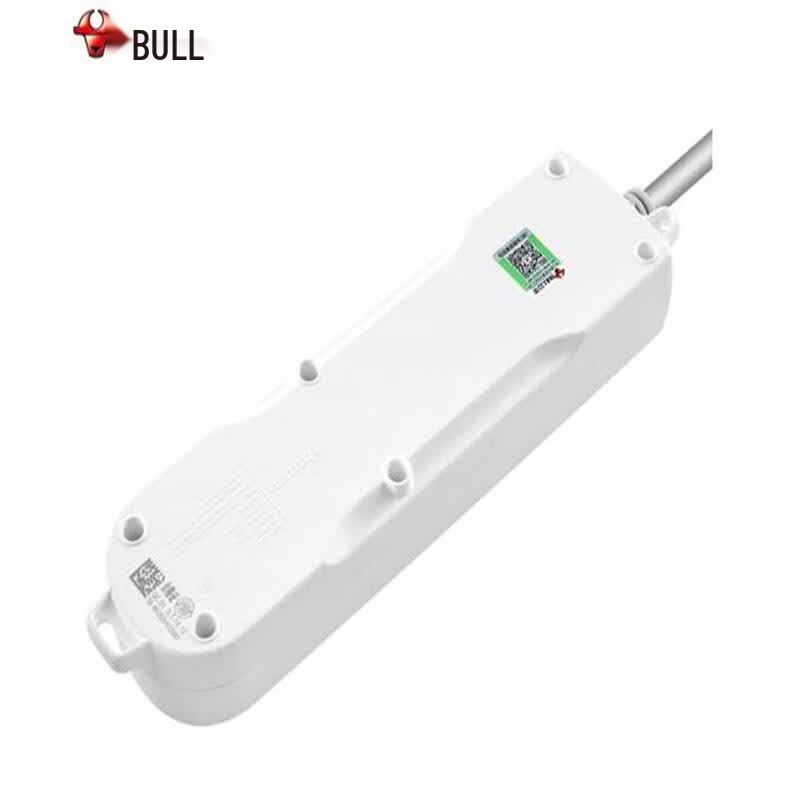 BULL GN-607 4-Outlet Power Strip with 3M Cord CN Plug (adapter Included)