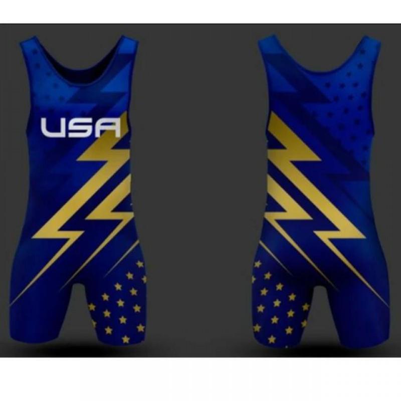 Men's Running Wrestling Single Piece Boxing One Weightlifting Bodysuit Fitness