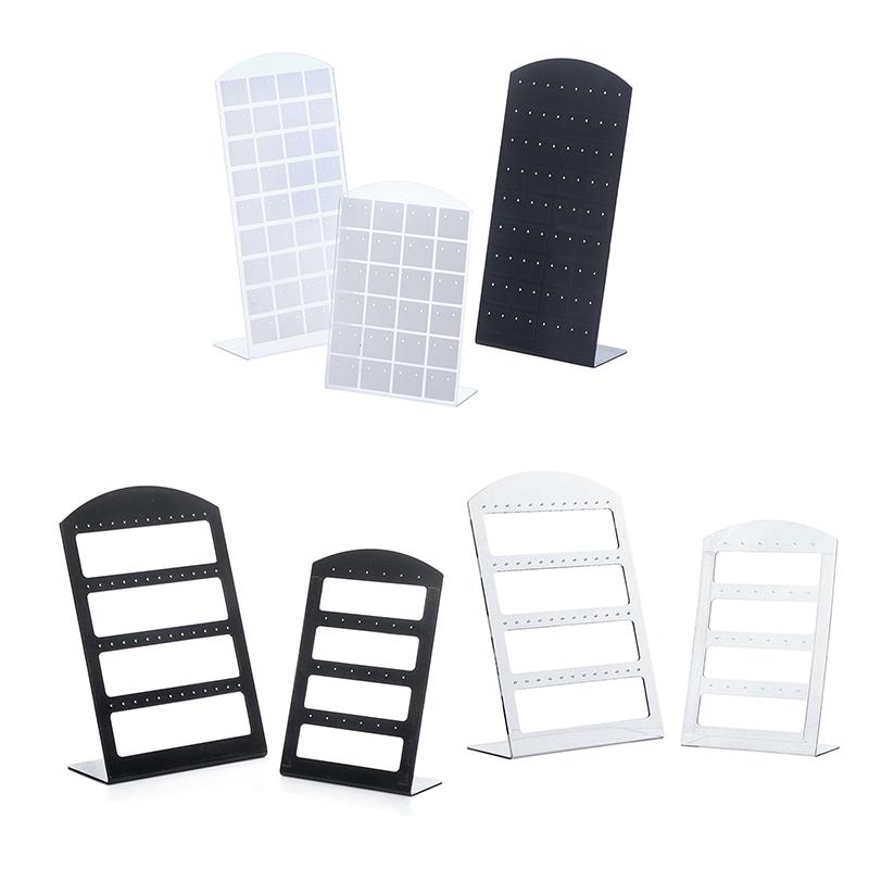 Necklace Bracelet Earring Jewelry Hanging Accessories Display Wardrobe Earing Stand For Plastic Earingstand