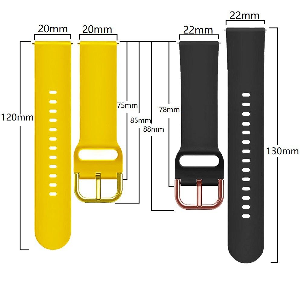20mm WatchBand Strap For Garmin venu sq /sq2/music Smartwatch Silicone Wristband Bracelet For Xiaomi Haylou LS02/RS4 Watchstrap