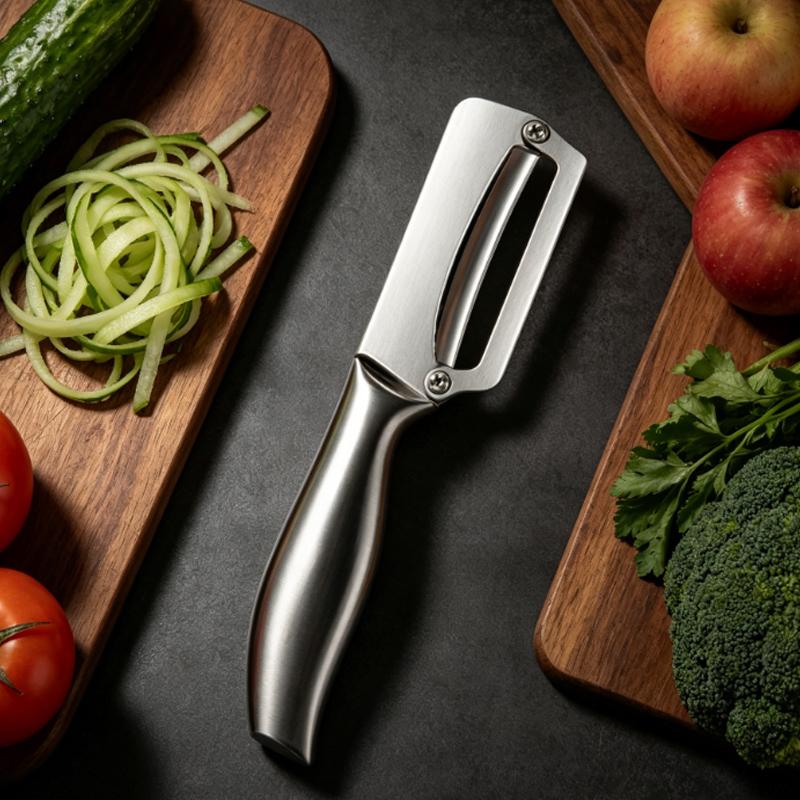 Kitchen Peeler Stainless Steel Kitchen Peeler Potato Pumpkins Peeler Non-slip handle Household MultiFunction Vegetable Peeler for Cut Onions