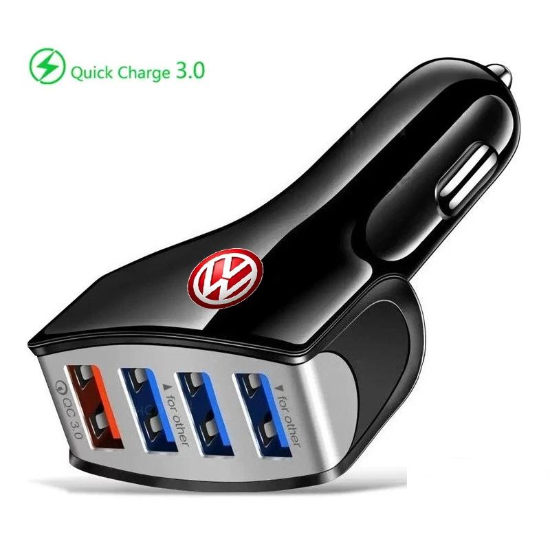 

VW GTI GOLF 2026 Hot For VW VOLKSWAGEN Multi-functional USB Type C 35W Fast PD 4 In1 Electric Adapter Car Charger For Volkswagen