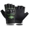 Cycling Half Finger Gloves Motorcycle Motorcycle Motorcycle Protective Case Non-slip Outdoor Sports Fitness Leaky Finger Climbing Hard Shell Gloves