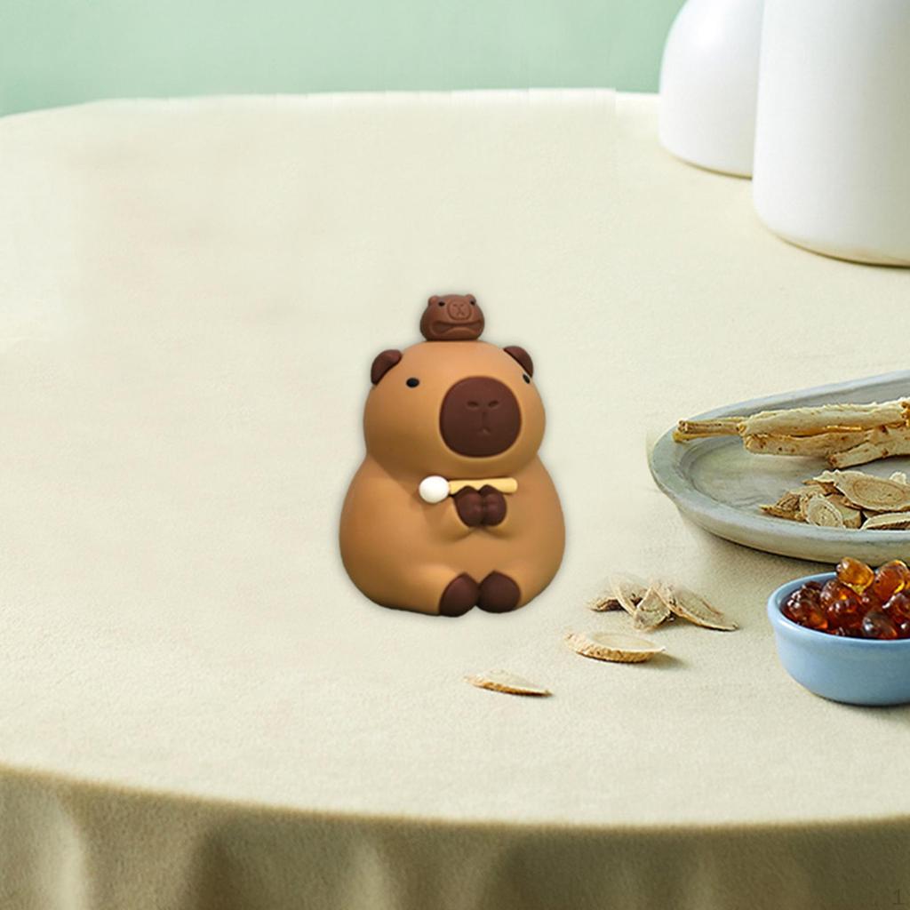 Adorable sculpture de Capybara pour la décoration de la maison et du bureau