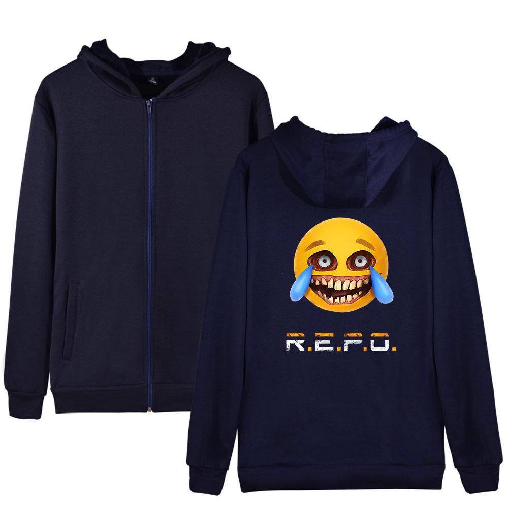 R.E.P.O Printed Women Men's Jackets Hooded Coats Casual Zipper Sweatshirts Male Tracksuit Fashion Jacket