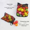 Golf Mesh Bag Small Sports Ball Net Bag Drawstrings Pouches Nylons Mesh Bag