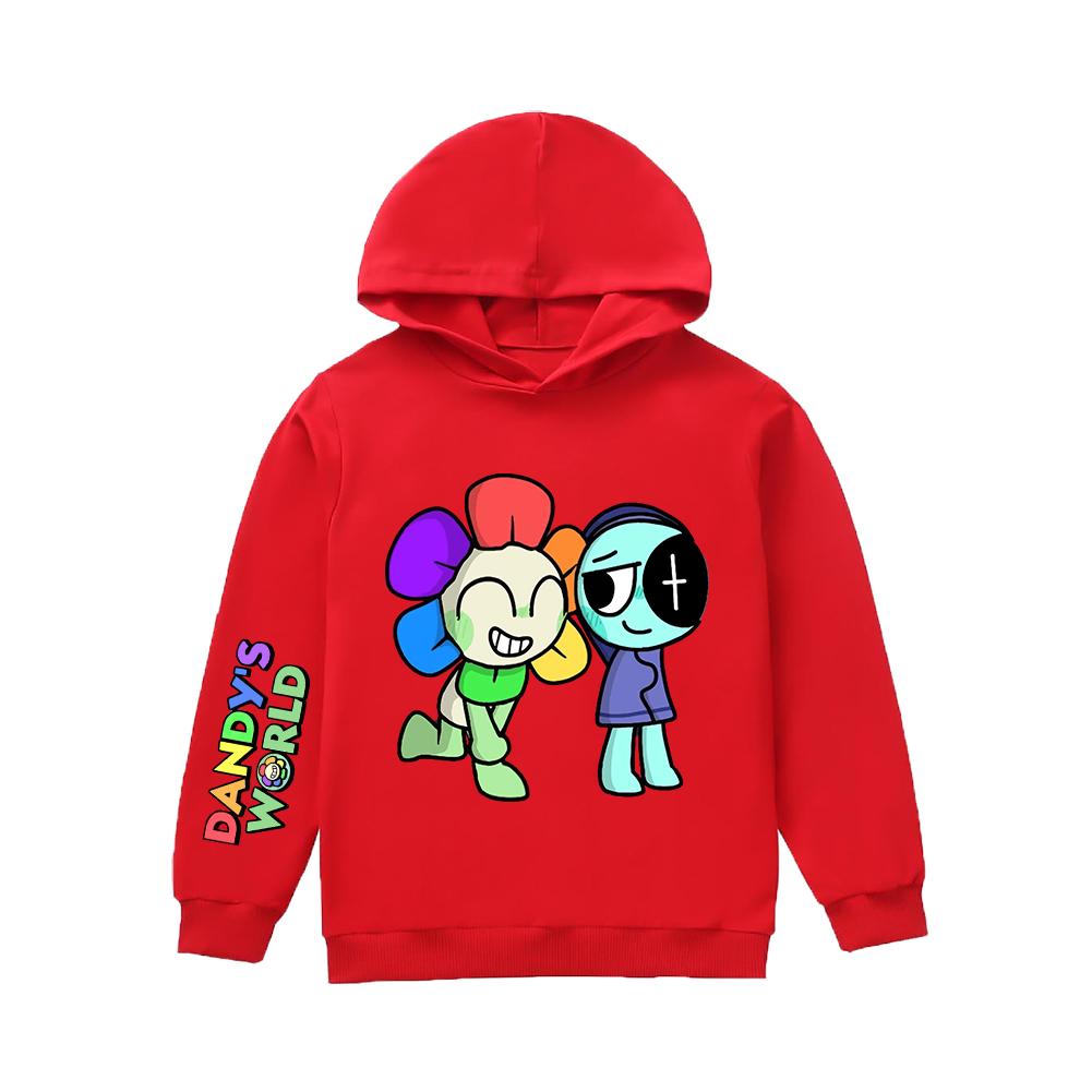 

Детская толстовка Dandys World, футболка с мультяшным рисунком Dandy World, верхняя одежда с длинным рукавом для девочек, милые детские свитера, детская одежда 110