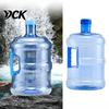 Water Storage for Emergencies Reusable Jug with Easy Grip Handle, Clear PET Refillable Household Liquid Bottle, Portable Container Home Office