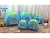 Pet Bed Tent: Mongolian Yurt Strawberry Design for Dogs and Cats