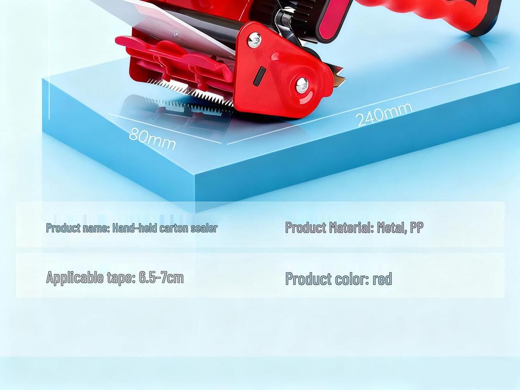 2-Inch Metal Handheld Tape Sealer for Box Packing