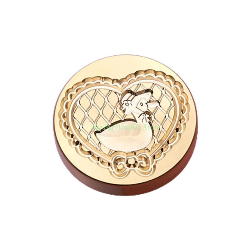 24TE Wax Seal Stamp Head Replacement Emboss Sealing Wax Scrapbooking Stamps Head Brass Sealing Stamp Head Wax Stamp Head Only