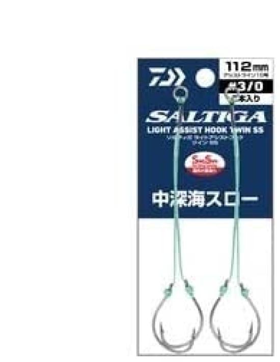 

Daiwa Saltiga Light Assist Hook Twin SS Mid-Deep Sea Throw 112 мм #30