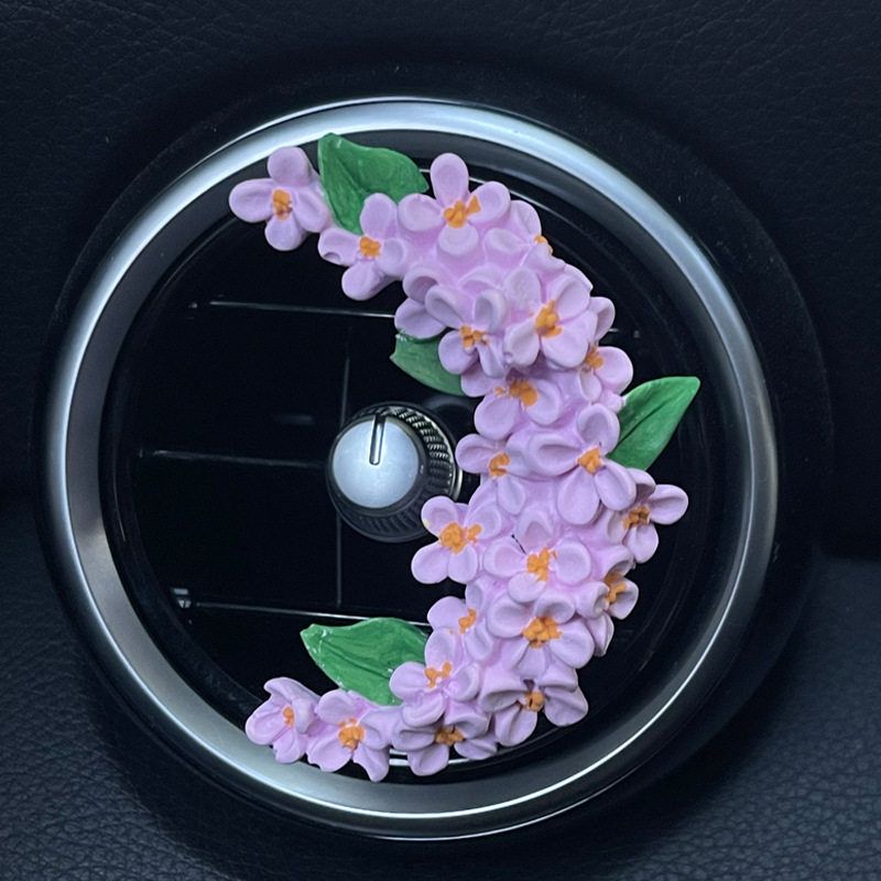 Osmanthus Rabbit Car Air Freshener Vent Decoration Perfume for Girls Car Interior Accessories Cute Aroma Diffuser Stone Fragrance
