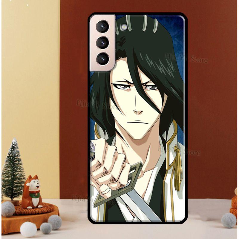 

Чехол с аниме Byakuya Kuchiki BLEACH для Samsung Galaxy S20 FE S8 S9 S10 Plus Note 10 Note 20 S22 S21 Ultra, чехол для телефона Galaxy S8