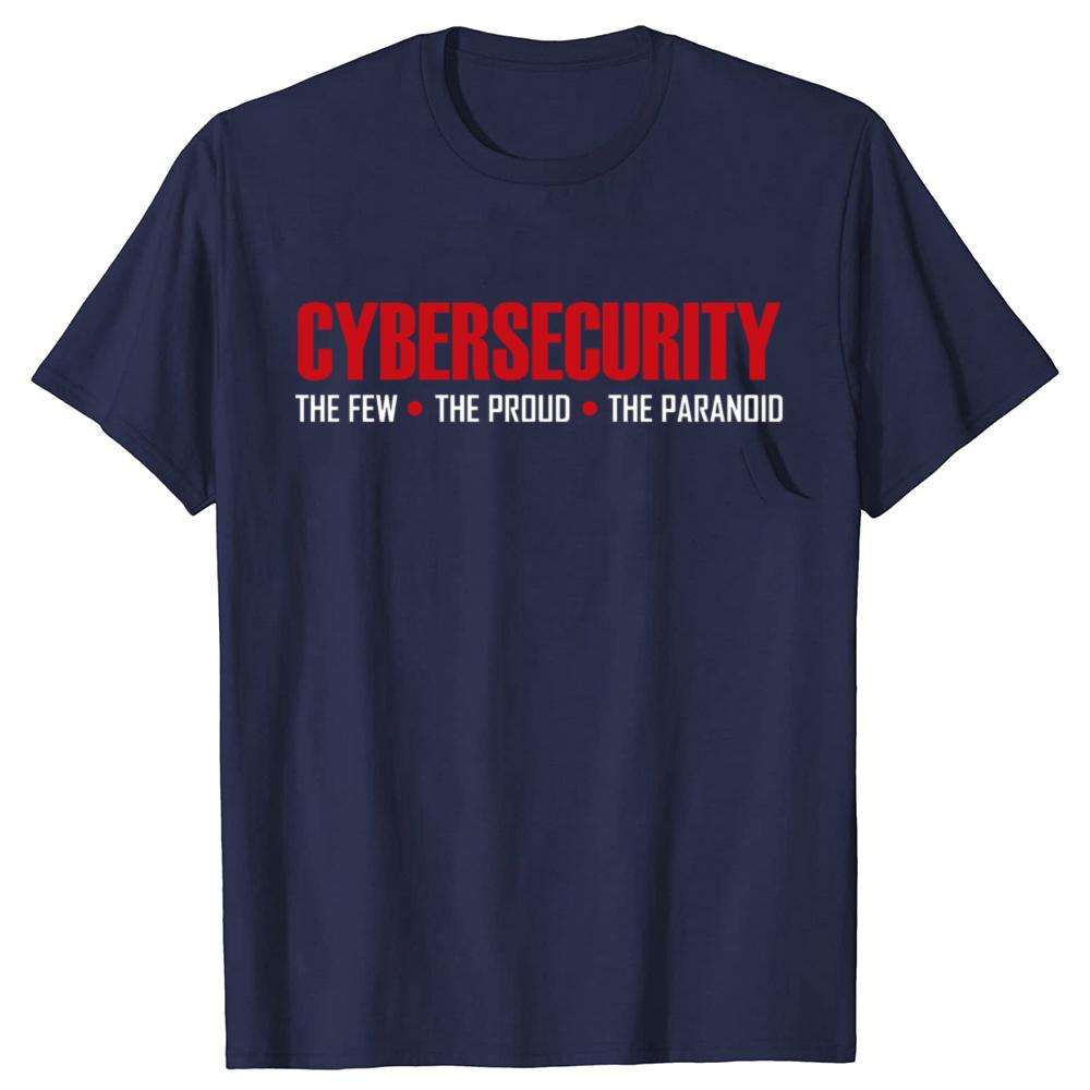 Funny Cybersecurity Cyber Security T Shirts Short Sleeve Birthday Gifts Mens Clothing Fashion Casual Loose Oversized T Shirt