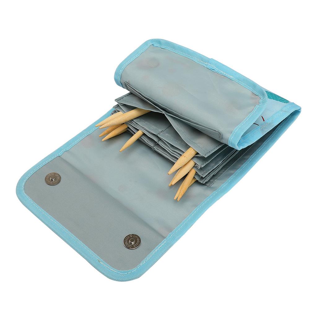 Organizér na pletací pomůcky Více přihrádek Přenosné pouzdro na uskladnění kruhových jehlic na pletení Pro háčkovací a řemeslné potřeby