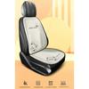 Universal Fashion Luxury Car Seat Cushion Linen Cartoon Bear Women's Cute Anti-slip Breathable Car Seat Protect Cushion
