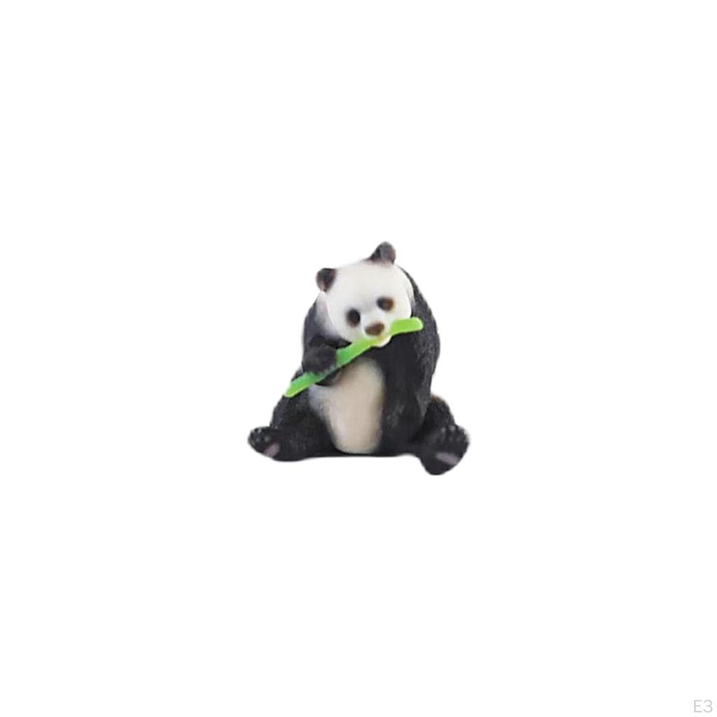 Adorable Miniature Panda Figurines for DIY Projects And Decor