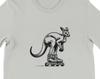 Kangaroo Rollerblading Shirt , Unisex, Animal Lover Shirt, Funny Animal T-shirt, Gifts For Him, Gifts for Her