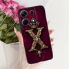 Per Custodia Infinix Note 30i X6716 Note 30 VIP Corona Fredda Lettere Cover Custodia Morbida in TPU Per Infinix Note 30 Pro Note30 4G Guscio