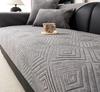 French Chenille Jacquard Sofa Cushion Dirt-Resistant Couch Slipcover With Anti-Slip Particles Cozy Home Decor For Four Seasons
