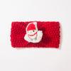 Christmas Children's Headband New Knitted Baby Wool Headband Cute Solid Color Baby Headgear Autumn and Winter