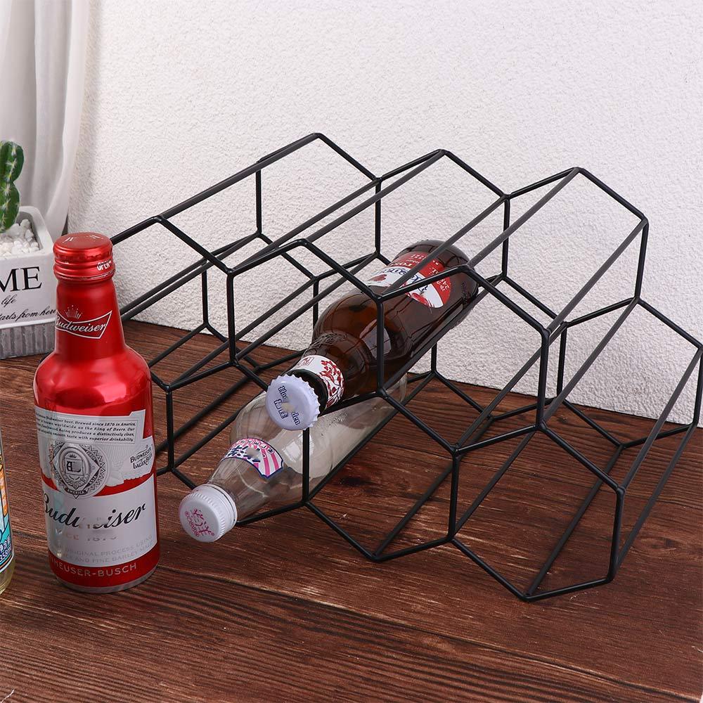 Hexagon Honeycomb Space Saver Wine Storage Holder Wine Rack Wine Bottle Storage Wine Display Holder
