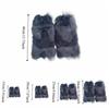 Vintage Y2K Winter Leg Warmers Harajuku Kawaii Furry Leg Warmers Foot Cover Lolita JK Plush Leg Coverings JK Accessories