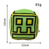 Juguetes de Peluche Cubo Geometry Dash Almohada Pequeña Muñeco de Peluche Relleno Colgante Cuadrado Juego Lindo Decoración para el Hogar Regalo de Cumpleaños para Niños