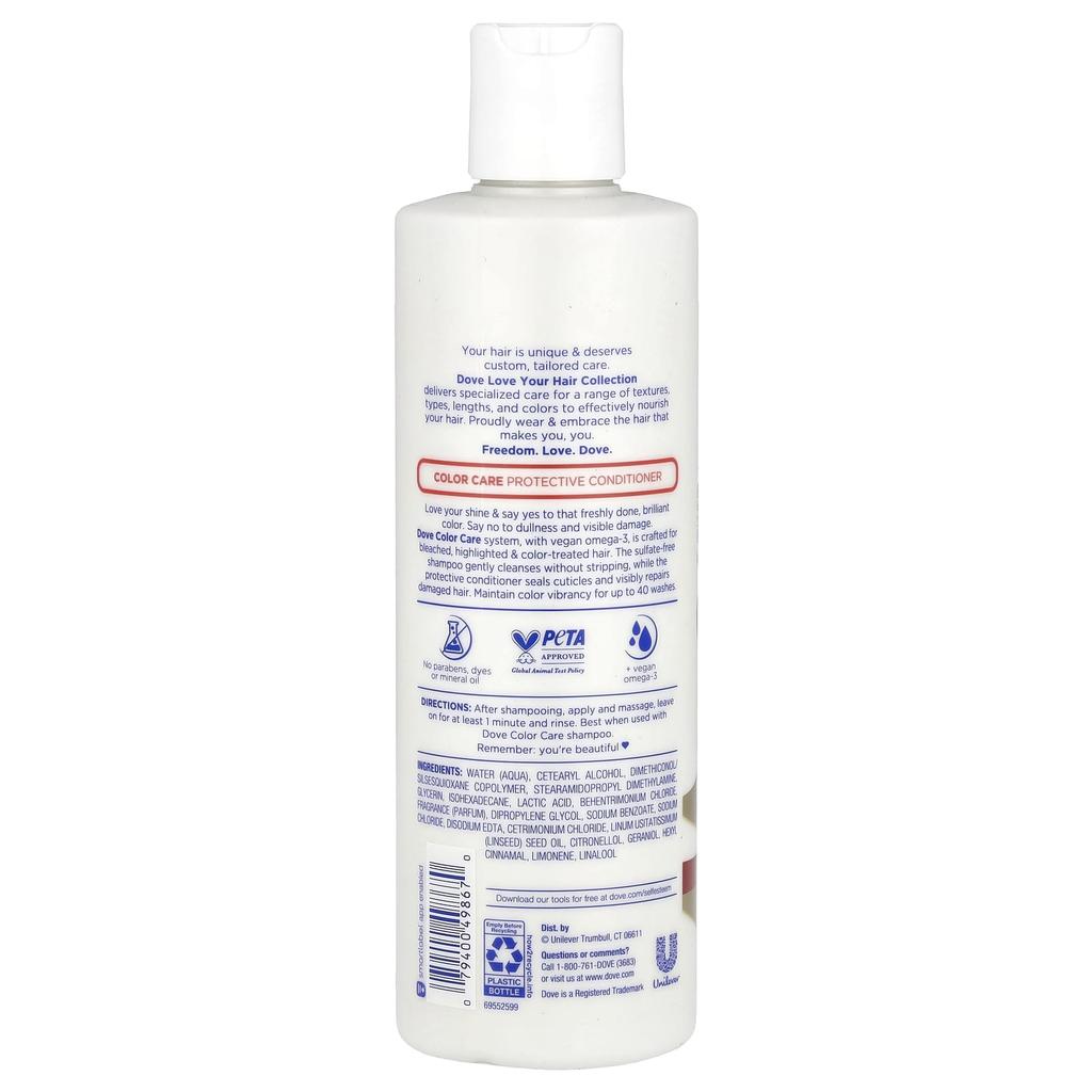 DOVE Protective Conditioner, Color Care, 13.5 Fl Oz (400 Ml)