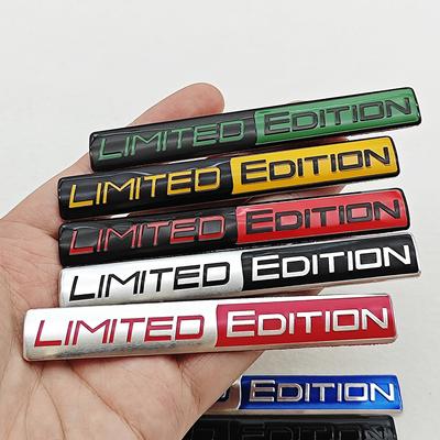 Limited Edition Emblem 3D Aluminum Badges Decal Sticker Auto Racing Sport Emblem For Rear Trunk Side Fender Car Motorcycle