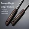 Old Wood & Stainless Steel Kitchen Utensil Set: Spatula, Soup Ladle, Slotted Spoon, Frying Pan Iron Spatula with Wooden Handles.