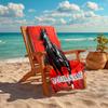 1PC Custom Name Horse Artwork Beach Towel Highly Absorbent And Sand-Resistant Towel for Swimming, Pool, Yoga, And Travel Lightweight
