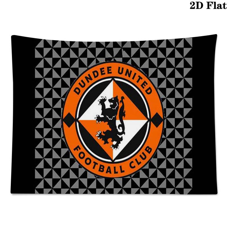 Dundee United FC Wall Tapestry Aesthetic Wall Hanging Printed Fabric Blanket Decorative Tapestries for Bedroom Living Room Home Decor