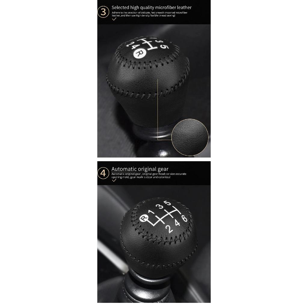 For Toyota RAV4 Corolla Gear Shift Knob Cover Gear Lever Protective Case Handle Leather Cover Shifter
