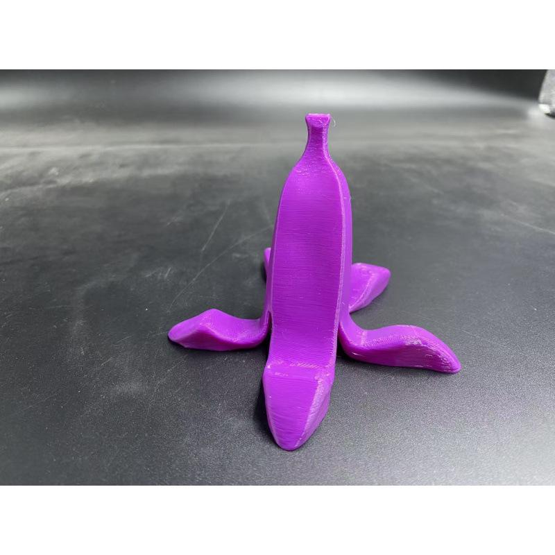 

Hone and Mobile Phone Holder 3D Printed Banana Style 6.9cm x 9.7cm фиолетовый
