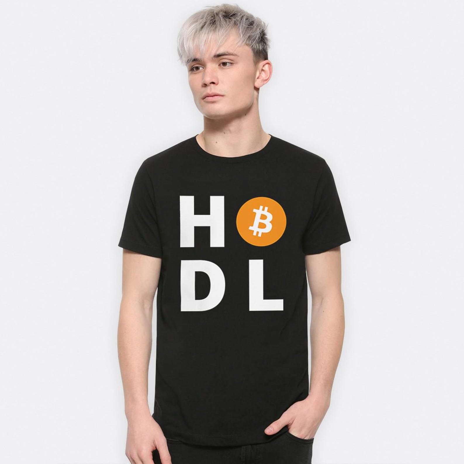 Bitcoin Hodl T-Shirt, Men s Women s Sizes (BTC-255781) L