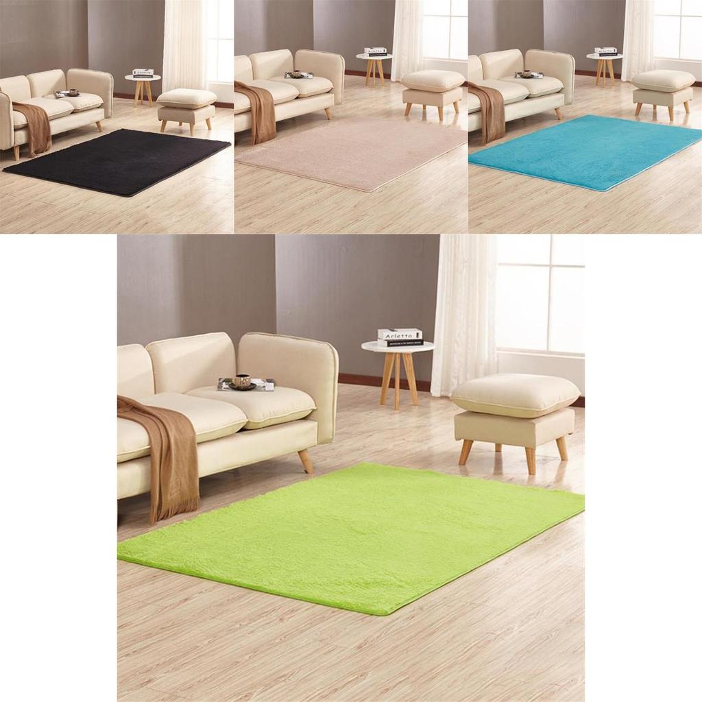 Luxuriously Fluffy Rugs With Antiskid Design For Cozy Living Room Elegance