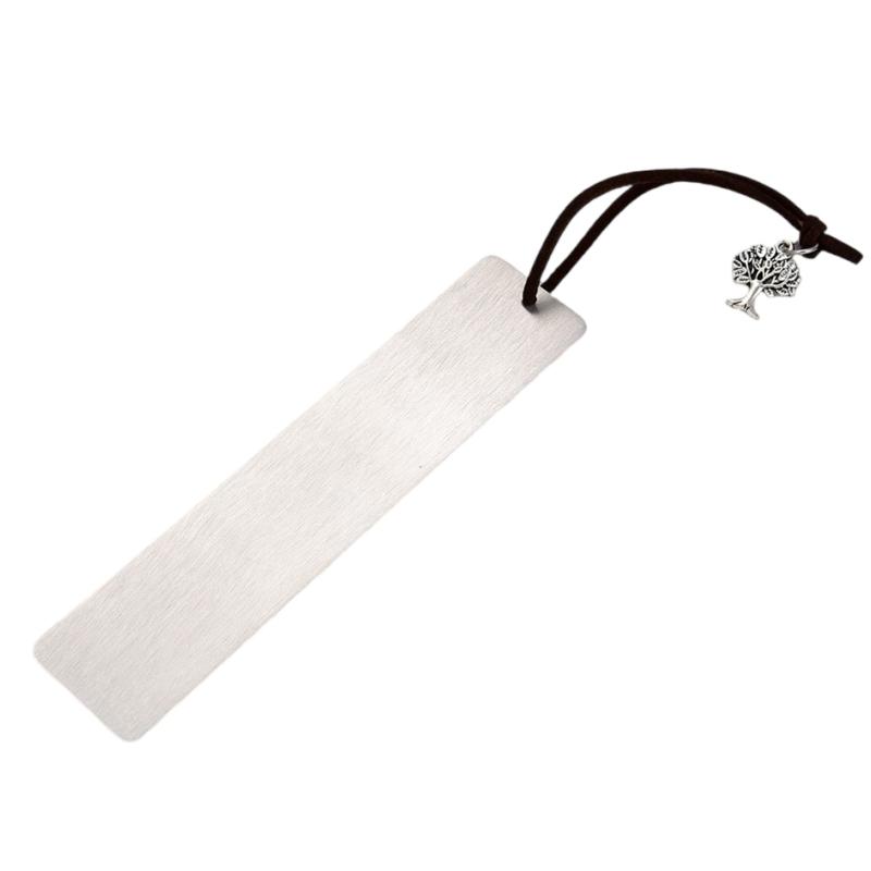 

Rectangle Metal Bookmark Lightweight Rustproof Page Holder With Fringe Decoration Safe For Books Journals