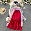 A High-end Satin Skirt for Women A Slimming Mid-length Fishtail Skirt