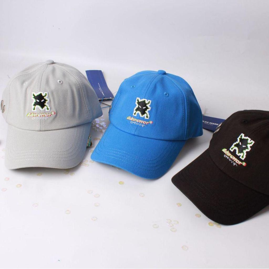 Little Monster Ader Korean Style Embroidered Casual Baseball Cap - Trendy Unisex Fashion Letter Duckbill Hat
