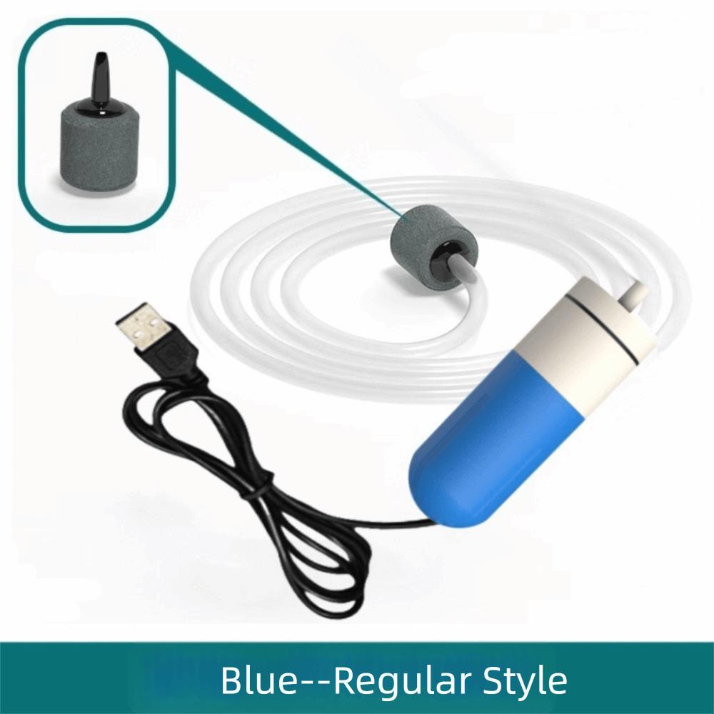 New Silent Fish Water Pump Mini 5V 1W Oxygen Air Pump Adjustable Speed USB Charging Air Compressor Fish Tank