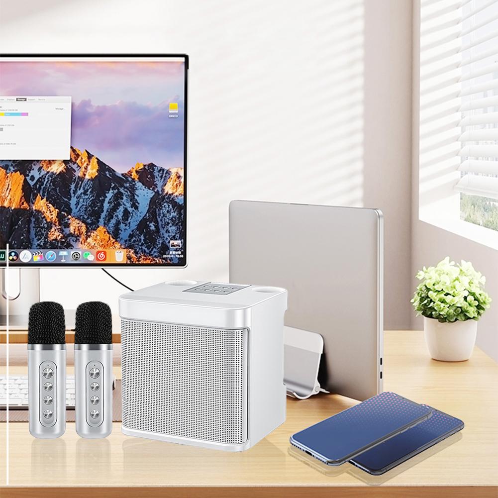 Karaoke Machine Support BT/USB/TF Card/Aux Wireless Karaoke Speaker for Karaoke Party Outdoor Indoor Activities